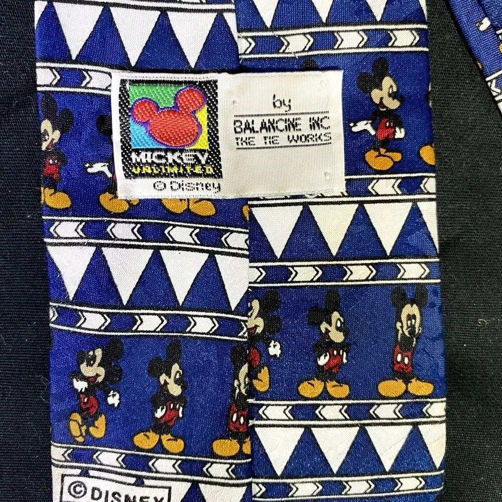 #6645 Mickey Unlimited Mens Mickey Mouse Necktie, Tie